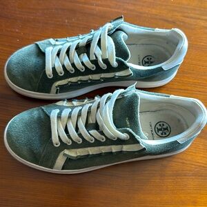Tory Burch Size 8M Green Sneakers